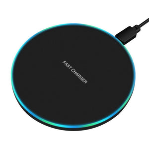 FDGAO 10W Fast Wireless Charger For Samsung Galaxy S9/S9+ S8 S7 Note 9 S7 Edge USB Qi Charging Pad for iPhone XS Max XR X 8 Plus - FreebiesAndGiveAways