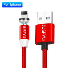Load image into Gallery viewer, LED Magnetic Cable For iPhone X XR XS Max Mobile Phone USB C Magnetic Charger Charging Cable USB Micro Type C Cable For Samsung - FreebiesAndGiveAways