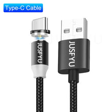 Load image into Gallery viewer, LED Magnetic Cable For iPhone X XR XS Max Mobile Phone USB C Magnetic Charger Charging Cable USB Micro Type C Cable For Samsung - FreebiesAndGiveAways
